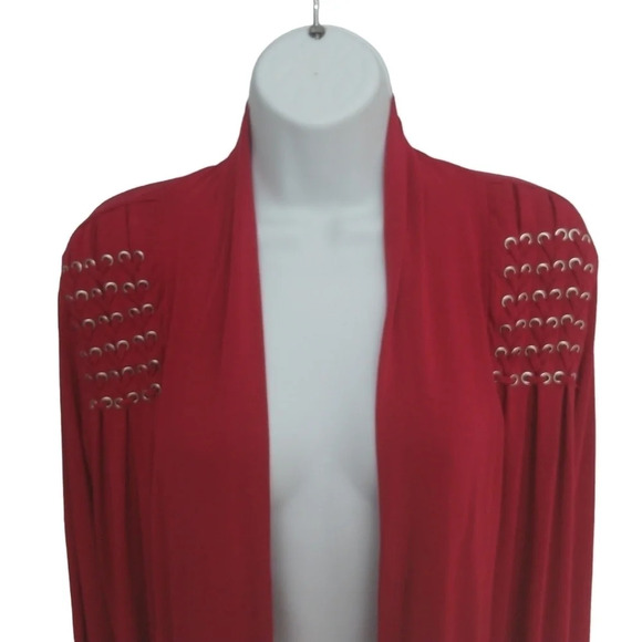 Belldini Burgundy Open Cardigan S - Picture 2 of 7